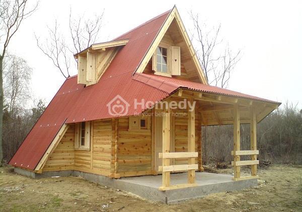 mẫu nhà gỗ đẹp giá rẻ