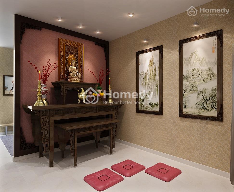 Những lưu ý khi đặt phòng thờ trên phòng bếp