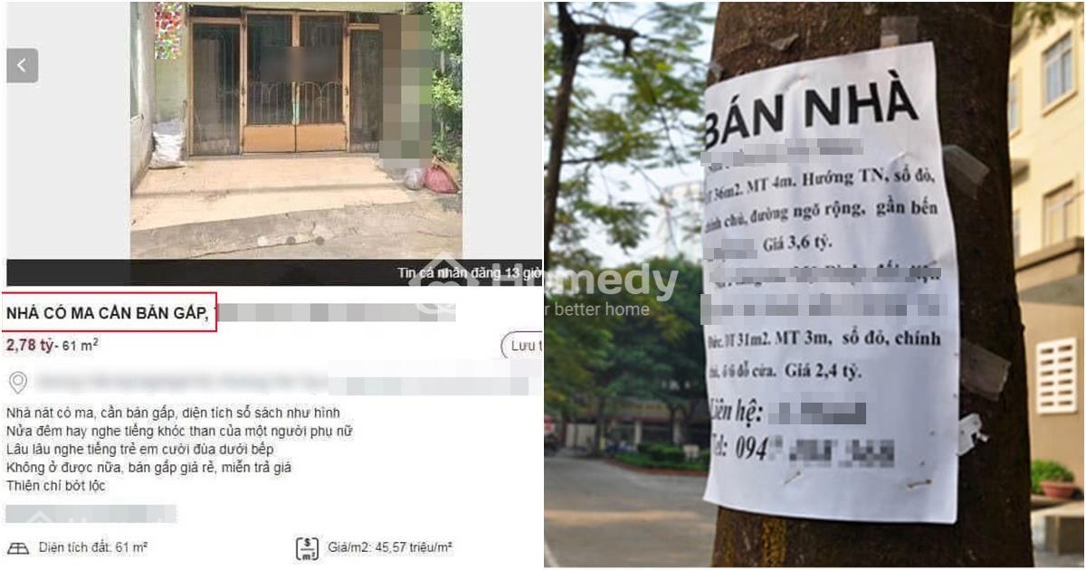 nhà có ma cần bán gấp
