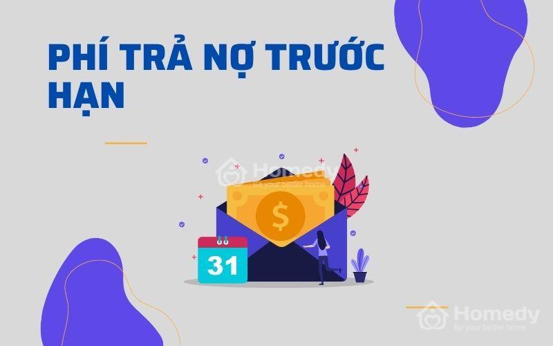 phí phạt trả nợ trước hạn