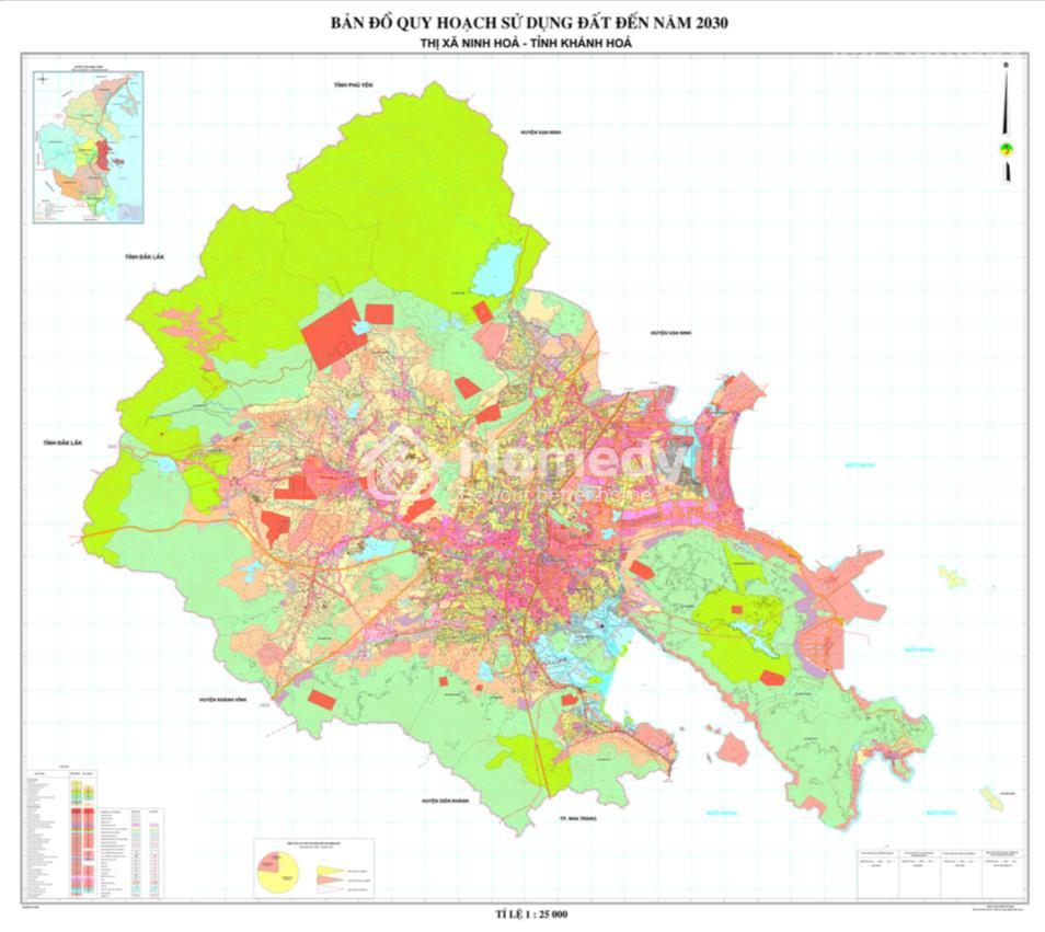 bản đồ quy hoạch thị xã Ninh Hòa