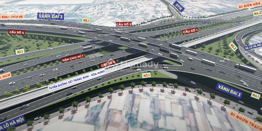 Bản đồ đường vành đai 3 tp hcm