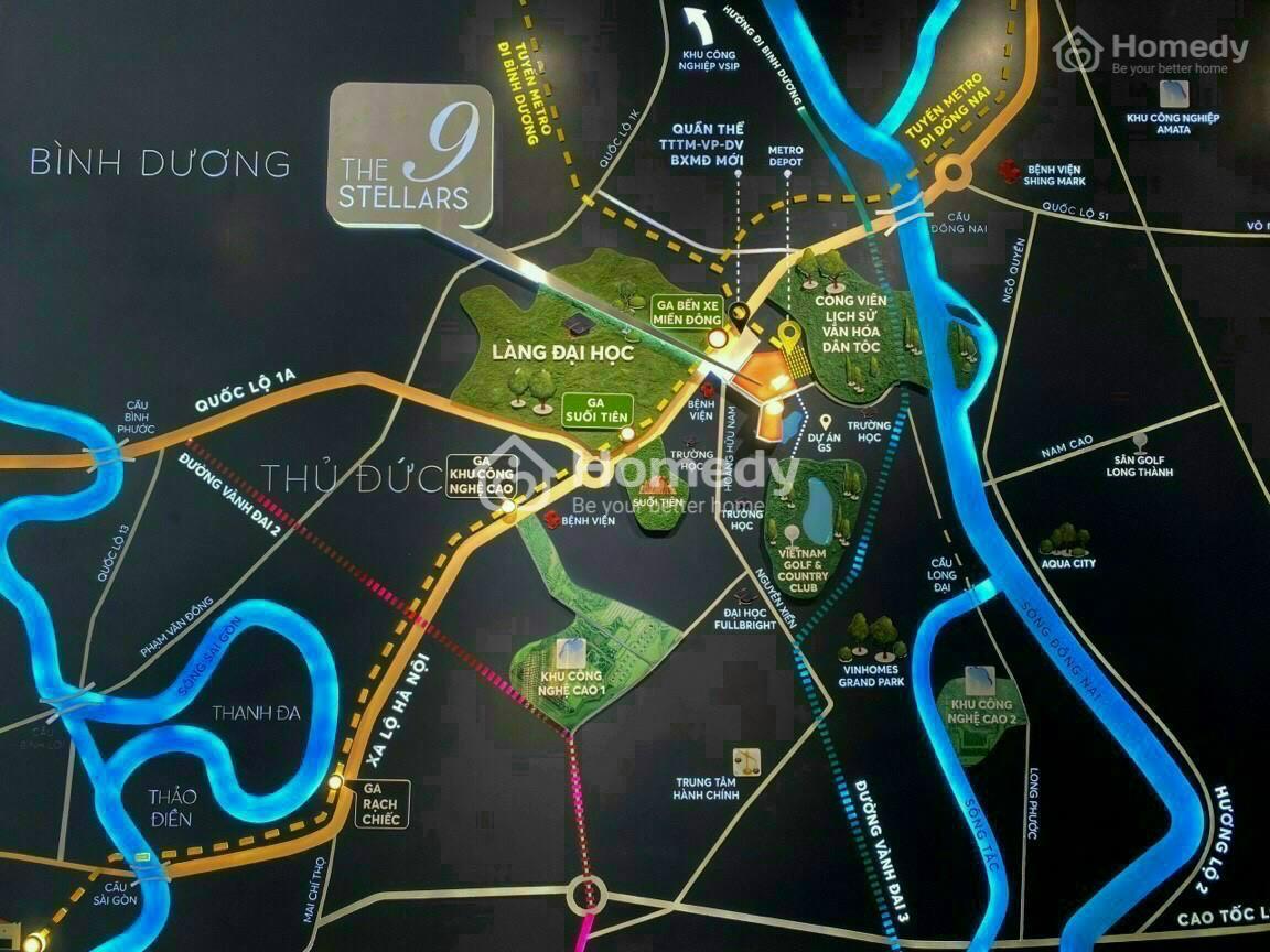 Bản đồ đường vành đai 3 tp hcm