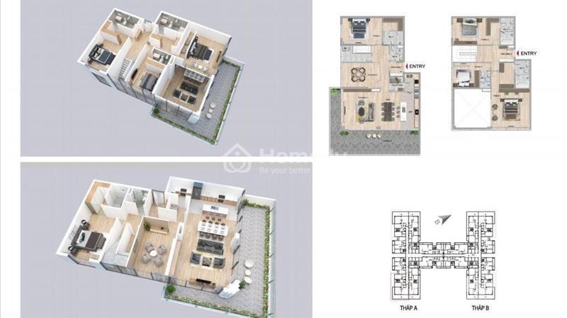 Bán căn hộ Penthouse The Zei Mỹ Đình - Quỹ hàng độc quyền 189 - 323m2 - Ảnh 1