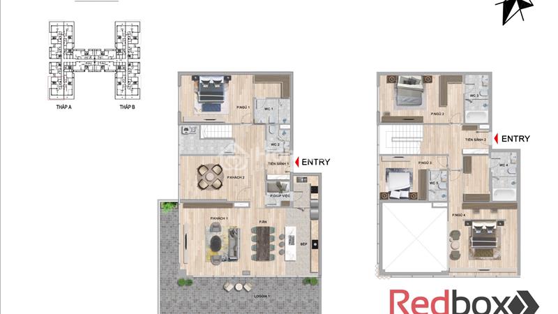 Bán căn hộ Penthouse The Zei Mỹ Đình - Quỹ hàng độc quyền 189 - 323m2 - Ảnh 5