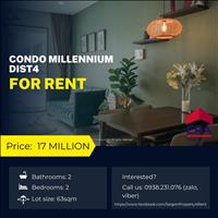 Căn Hô 2PN 2WC, Nội Thất Xinh, Cách Q1 5 phút, 17 triệu/ tháng. LH: 0938231076