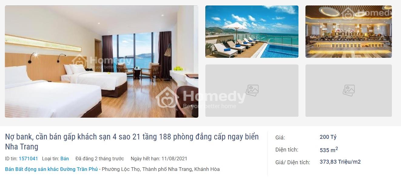 Bán khách sạn Nha Trang 4 sao view biển siêu đẹp