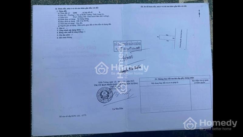 Bán nhà liền kề, bên hông bệnh viện thị xã Kiến Tường, Long An - Ảnh 4