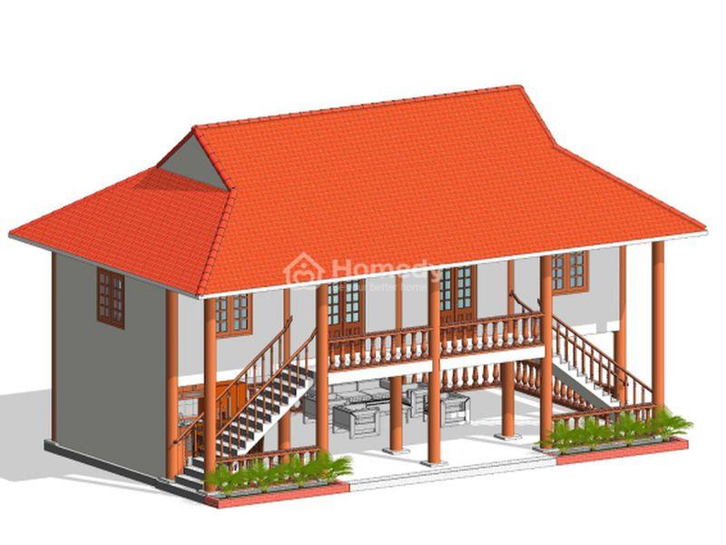 Xây dựng nhà với mẫu nhà sàn đẹp, kiến trúc đặc biệt