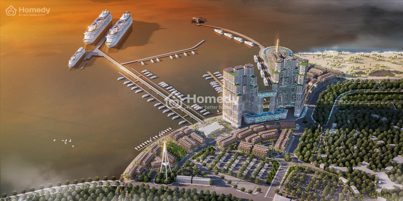 Phối cảnh dự án Sun Harbor Plaza Hạ Long