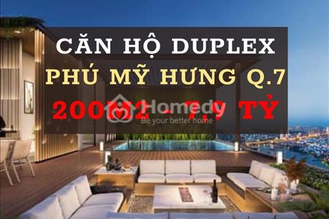 Căn hộ duplex 3 tầng hồ bơi riêng – Liền kề Phú Mỹ Hưng giá từ 8.35 tỷ (có VAT + bảo trì)