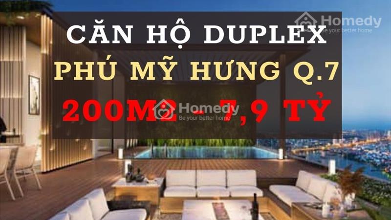Căn hộ duplex 3 tầng hồ bơi riêng – Liền kề Phú Mỹ Hưng giá từ 8.35 tỷ (có VAT + bảo trì) - Ảnh 1