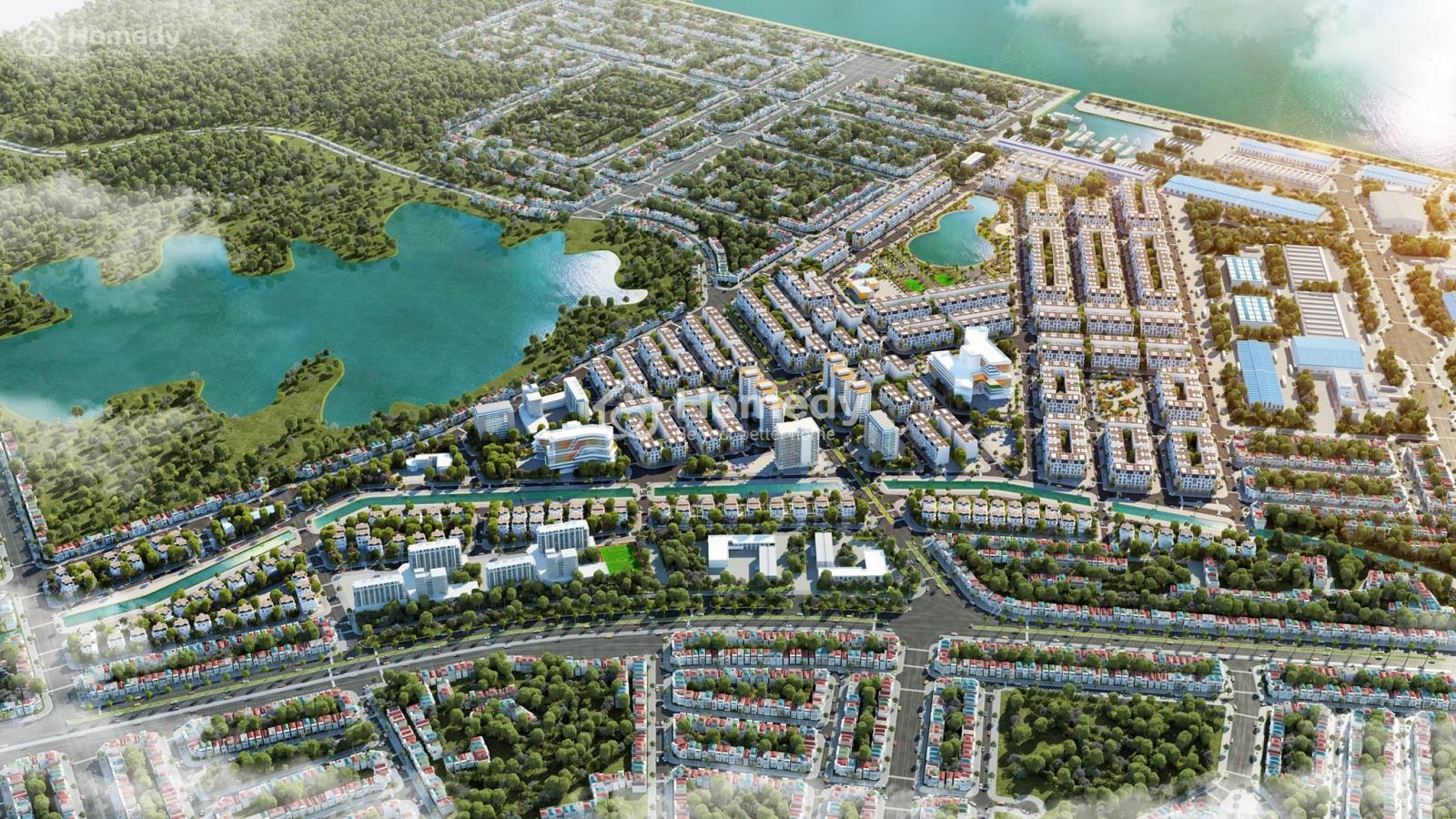 Phối cảnh dự án HP Naia City Móng Cái