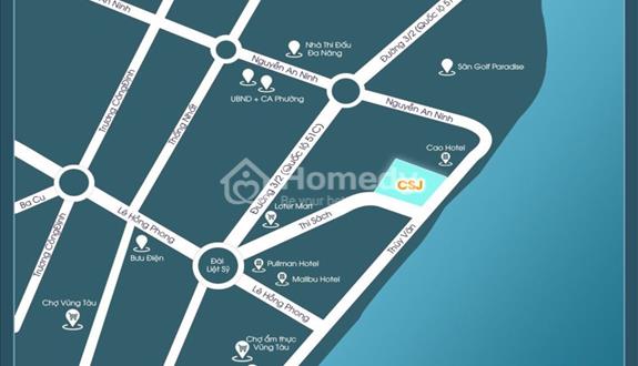 Hot - bán căn hộ 1PN CSJ Tower Vũng Tàu full nội thất vào ở ngay - Ảnh 1