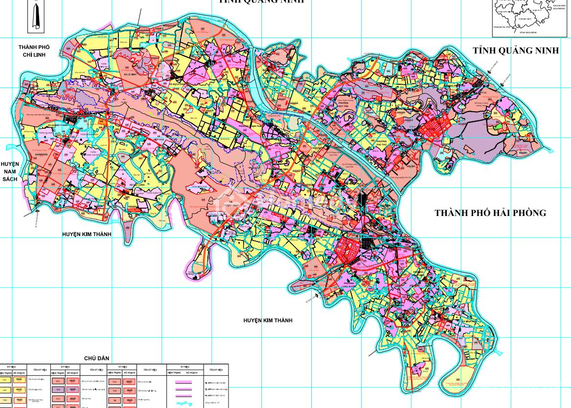 Cập nhật thông tin bản đồ quy hoạch thị xã Kinh Môn mới nhất