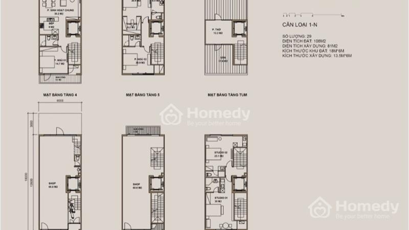 Bán nhà biệt thự, liền kề 108m2 dự án Graden City Thạch Bàn - Long Biên - Hà Nội giá 13.90 tỷ - Ảnh 1