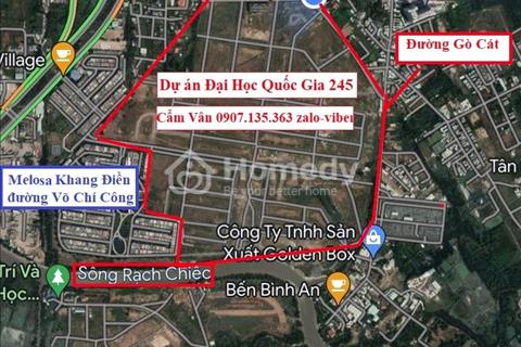 Cập nhật thông tin mua bán đất nền dự án Đại Học Quốc Gia Gò Cát 882 phường Phú Hữu quận 9 Thủ Đức