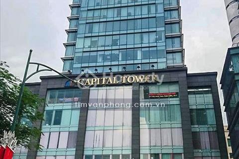Cho thuê văn phòng Capital Tower 109 Trần Hưng Đạo - DT 100, 200, 300, 500m2 giá 499 ngàn/m2/tháng