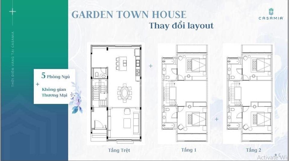 Bán biệt thự Casamia Hội An với 2 mặt tiền - Garden Townhouse chỉ cần vốn hơn 3 tỷ  - Ảnh 4