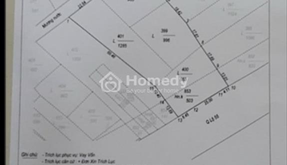 Bán đất mặt đường quốc lộ 55 xã Phước Thuận, Huyện Xuyên Mộc, ngang 40m dài hơn 100m - Ảnh 1