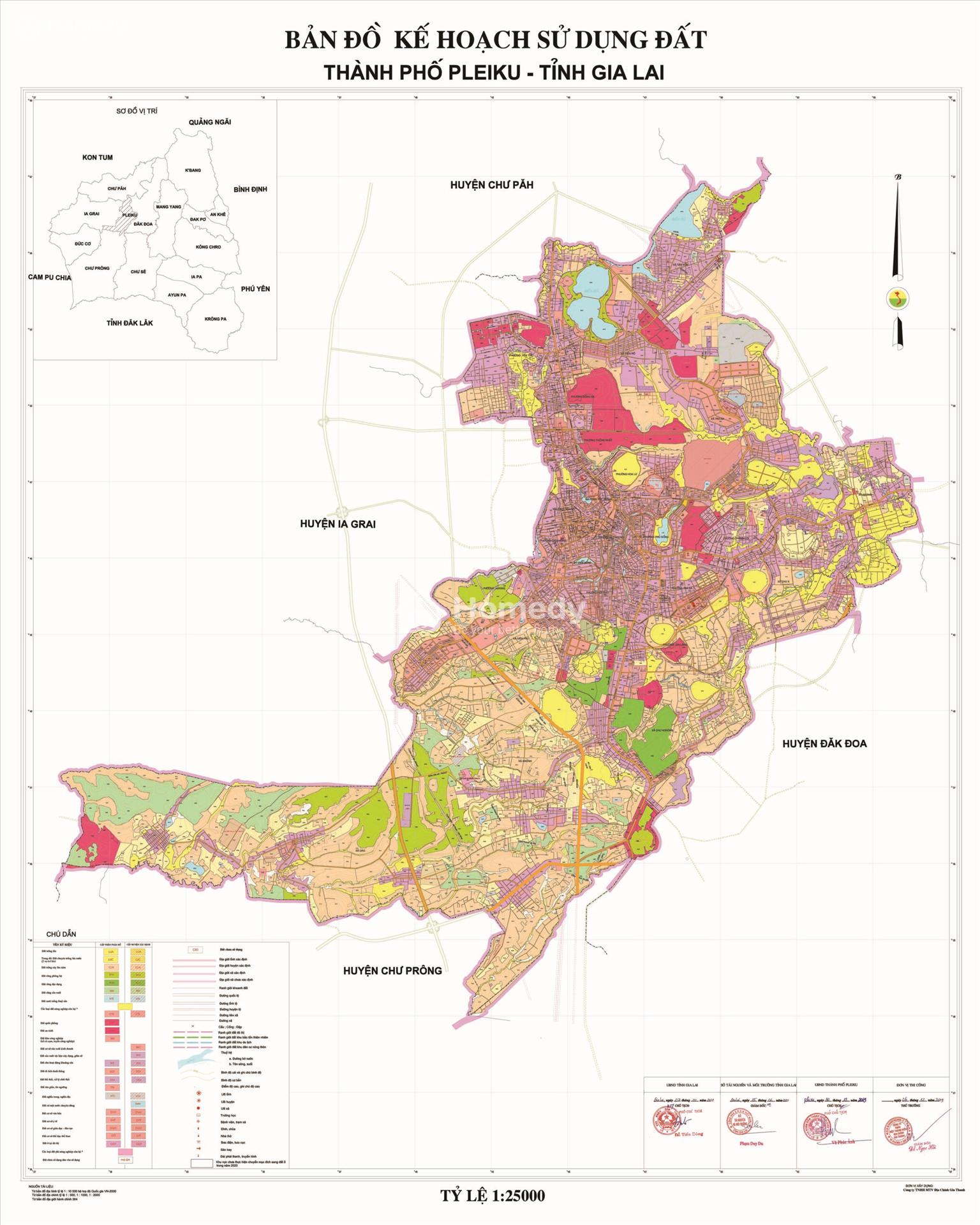 bản đồ quy hoạch TP Pleiku 2030