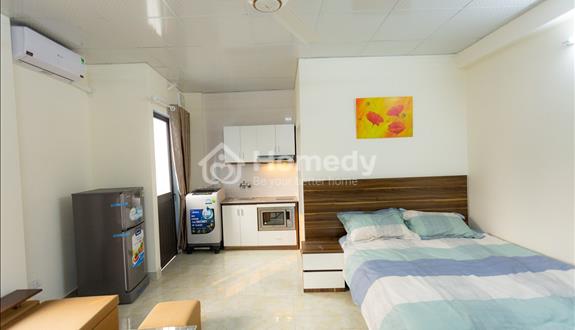 Chung cư 1 ngủ, full đồ, có máy giặt ban công phơi đồ riêng, giá cực tốt ở Đỗ Đức Dục, gần Keangnam - Ảnh 1