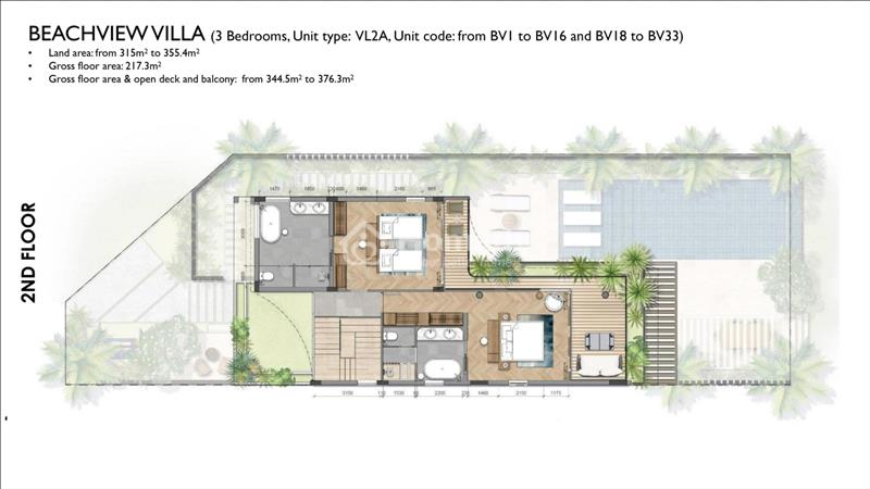 Beach Villa 3PN Ixora Hồ Tràm giá chỉ 24 tỷ (full nội thất)  - Ảnh 3