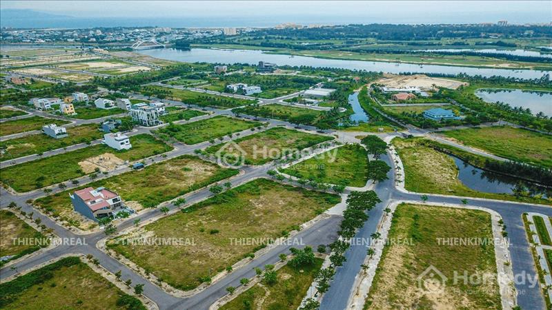 Bán lô nền biệt thự FPT City nằm trên trục Bắc Nam. Diện tích 366m2, view sông - Ảnh 1
