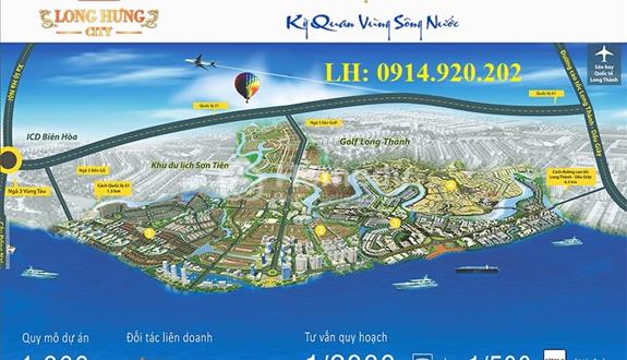 bán đất nền dự án Long Hưng City, Biên Hòa, Đồng Nai, sổ đỏ riêng, 1 số nền bán, LH: 0914 920 202 - Ảnh 1