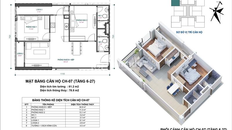 Tổng hợp quỹ căn chung cư Rose Town  2pn từ 2,3 tỷ. 3pn từ 3,1 tỷ Nhận nhà ở ngay tháng 12/2023 - Ảnh 3