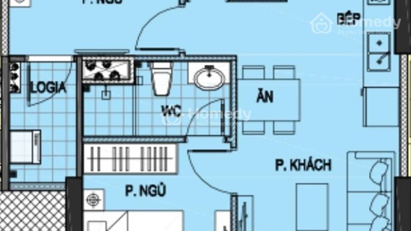 Căn 2 ngủ 2vs 59 m Sakura SA5 view nội khu bể bơi 4 mùa hồ cá koi,giá gốc cđt 2,4 tỷ - Ảnh 4