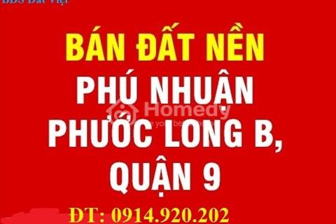 Bán đất nền biệt thự KDC Phú Nhuận, Phước Long B, TP Thủ Đức, sổ đỏ chính chủ