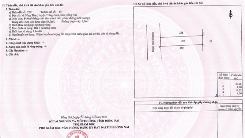 Đất chính chủ sổ sẵn ngay trung tâm hành chính Sông Thao, Huyện Trảng Bom - Đồng Nai - Ảnh 7