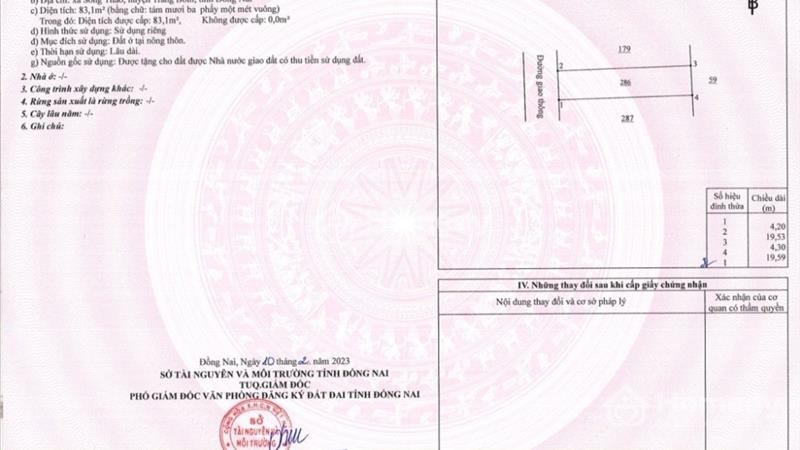 Đất chính chủ sổ sẵn ngay trung tâm hành chính Sông Thao, Huyện Trảng Bom - Đồng Nai - Ảnh 6