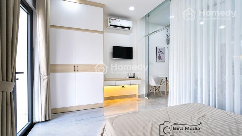 Căn hộ cho thuê mới cực sang trọng_ có bãi ô tô_ ban công lớn_ giá tốt_ 30m2_ gần Phan Đăng Lưu - Ảnh 3