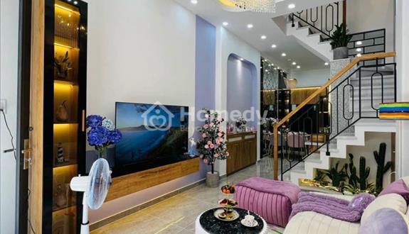 Về Quê Bán Gấp Nhà DT 58m2 Lê Văn Việt - Q9 Sổ Riêng, Gần Chợ Nhỏ Tiện KD, LH Lâm 0708438477 - Ảnh 1