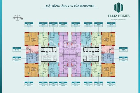Bán căn góc 3 phòng ngủ đẹp nhất dự án Feliz Homes, sắp nhận nhà, hỗ trợ vay miễn lãi 12 tháng