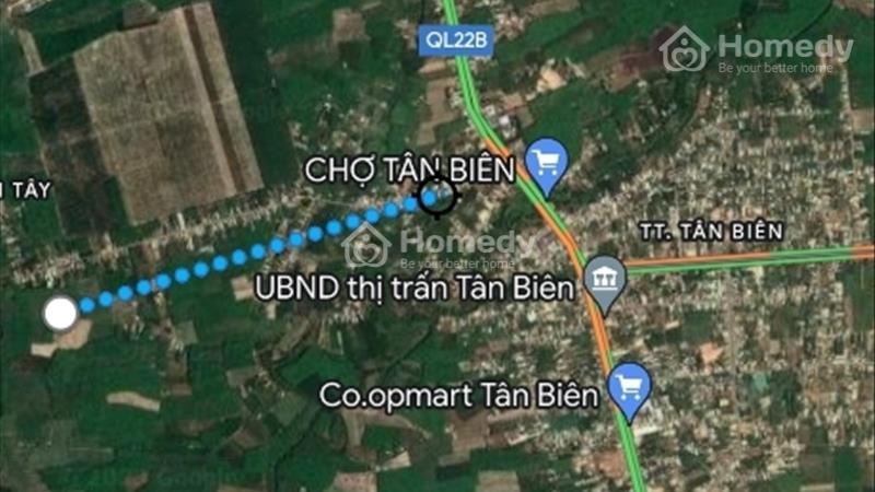5x35 mặt tiền nhựa tân biên Tây Ninh giá 350tr sát trung tâm thị trấn - Ảnh 1