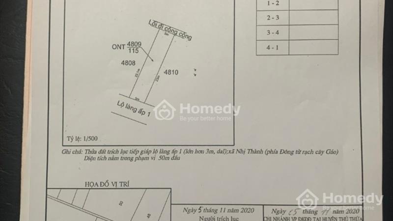 Chính chủ đất nền Thủ Thừa Long An, gần KCN Hòa Bình Long Hậu 4,hơn 6tr/m2, có sổ đỏ - Ảnh 4