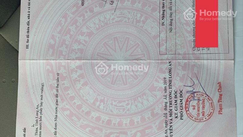 Chính chủ đất nền Thủ Thừa Long An, gần KCN Hòa Bình Long Hậu 4,hơn 6tr/m2, có sổ đỏ - Ảnh 3