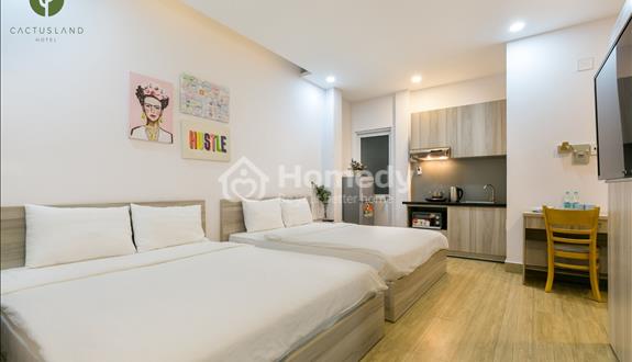 Thuê Ngay Căn Hộ Gia Đình Ưu Đãi 2 Giường_ 17 Triệu 500k/ Tháng_ Cùng Các Dịch Vụ Phòng  - Ảnh 1