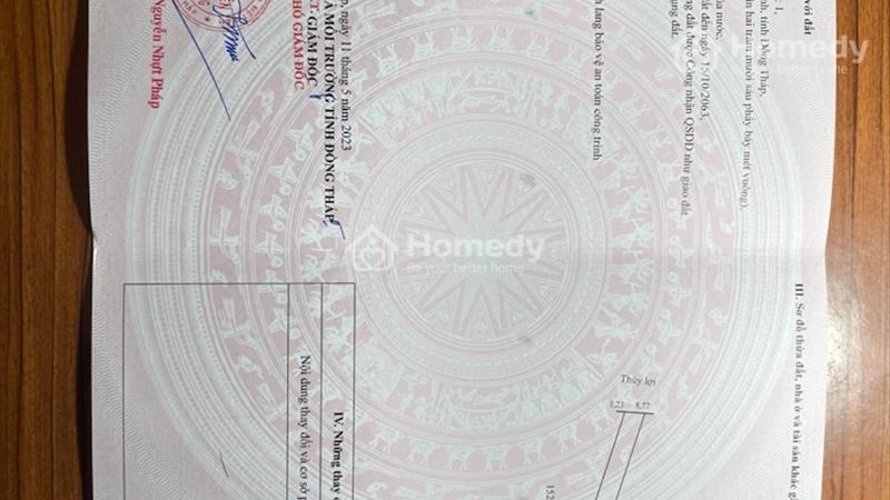 bán nền (10x123) xã phương thịnh, cao lãnh, đồng tháp - Ảnh 1