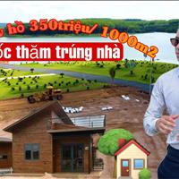 Bán đất view hồ, 350tr/1000m2 sổ công chứng ngay 10x100m có trả góp 0% lãi, ib trọn vị trí đẹp