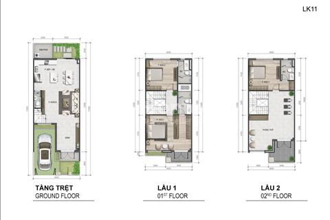 Bán nhà phố Verosa, full nội thất, diện tích xd 207 m2
