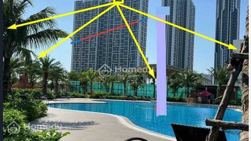 Vinhomes smart city ,căn 3 ngủ tầng cao Đông Nam như penhouse view bể bơi,ký mới cđt 3,3 tỷ - Ảnh 1