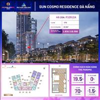 Duy Nhất Căn Độc Quyền Studio Bảng Hàng GĐ1  dự án Sun Cosmo Residence Đà Nẵng