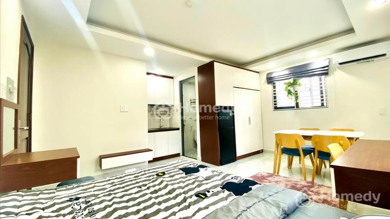 Studio full nội thất cửa sổ lớn ngay mặt tiền Trần Hưng Đạo Quận 5 - Ảnh 3