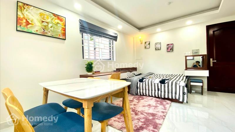 Studio full nội thất cửa sổ lớn ngay mặt tiền Trần Hưng Đạo Quận 5 - Ảnh 1