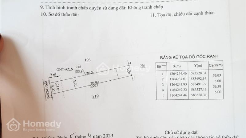 Chính chủ bán gấp đất Dầu Tiếng gần trường học Minh Thạnh 5x35m, 100m2 thổ cư 460tr  - Ảnh 7