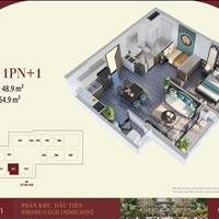 Mua 1N+1 49m trúng ô tô tầng thấp tòa TK2 bàn giao ngay Vinhomes Smart City giá 2.7 tỷ